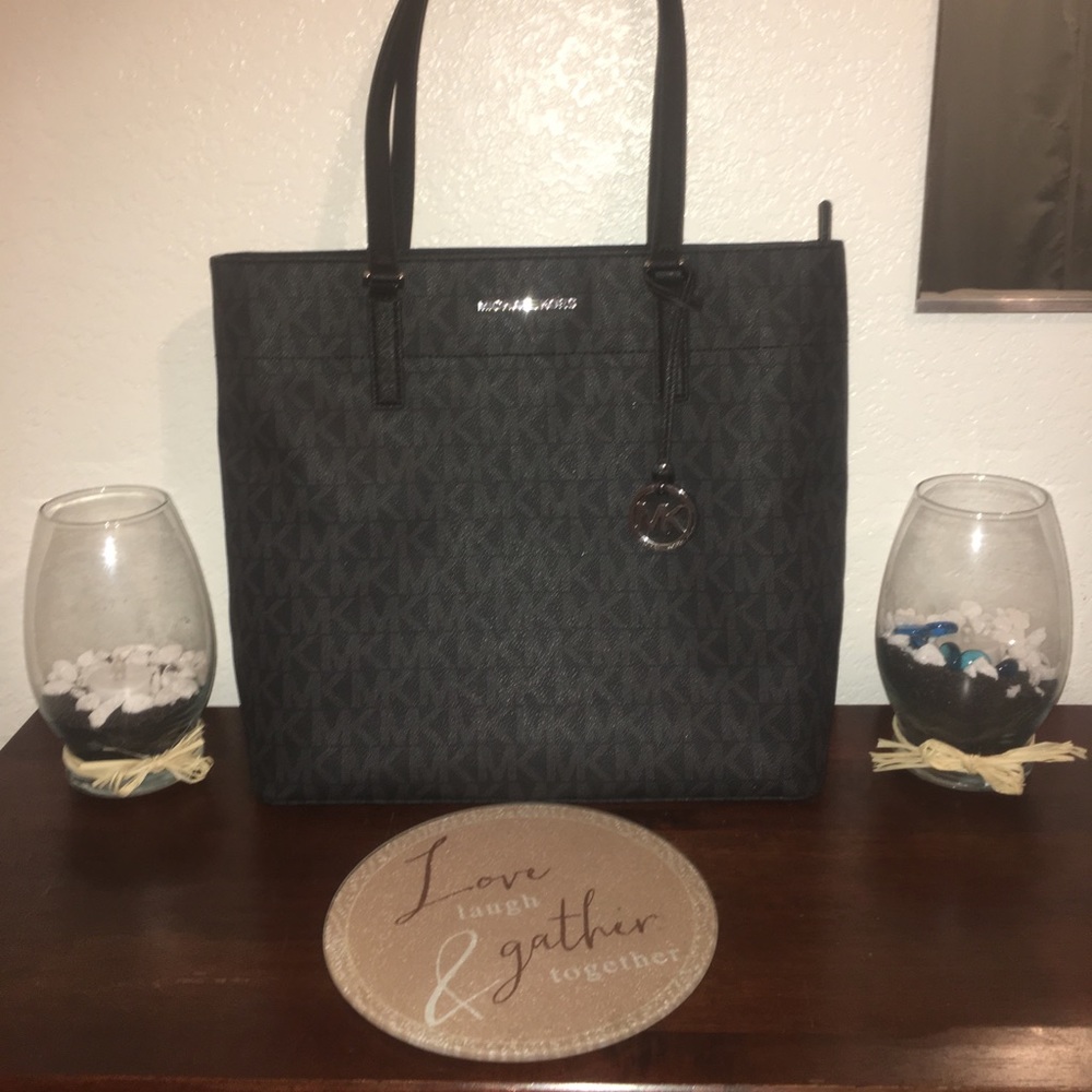 Michael Kors black Tote shoulder bag